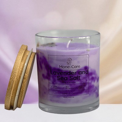Lavender & Sea Salt Candle – 220ml