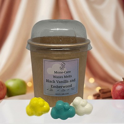 Black Vanilla & Amberwood Wax Melts – 200g